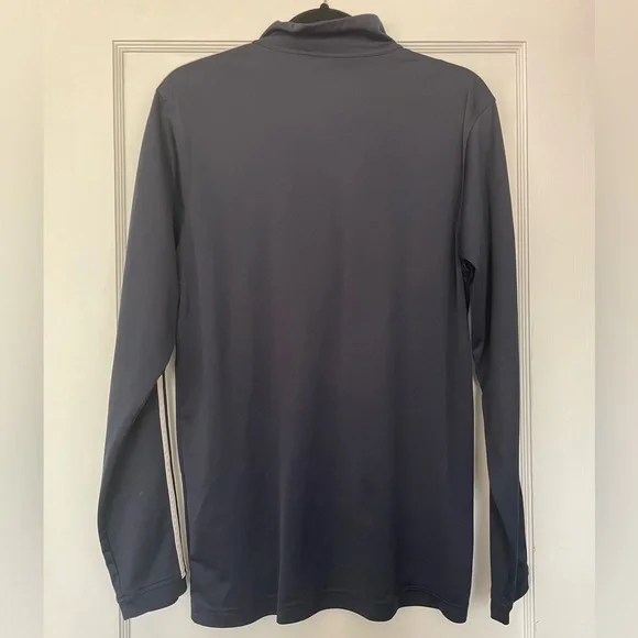 Adidas Zip Long Sleeve Shirt Sz M - Picture 2 of 9